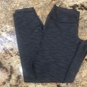 Lululemon wunder under high rise 25” heather grey size 4